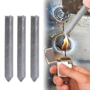 Low Temperature Aluminum Welding Rod – Flux Core Repair Stick for Metal, Aluminum, Copper & Zinc | Easy Brazing Rod (Pack of 3) image 1