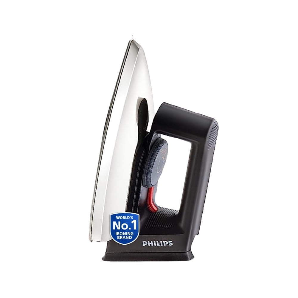PHILIPS Dry Iron HD1134/28 (World no. 1 Ironing Brand) Powerful 750 Watts for Fast heat up, Temperature controlled thermostat for all fabrics image 1