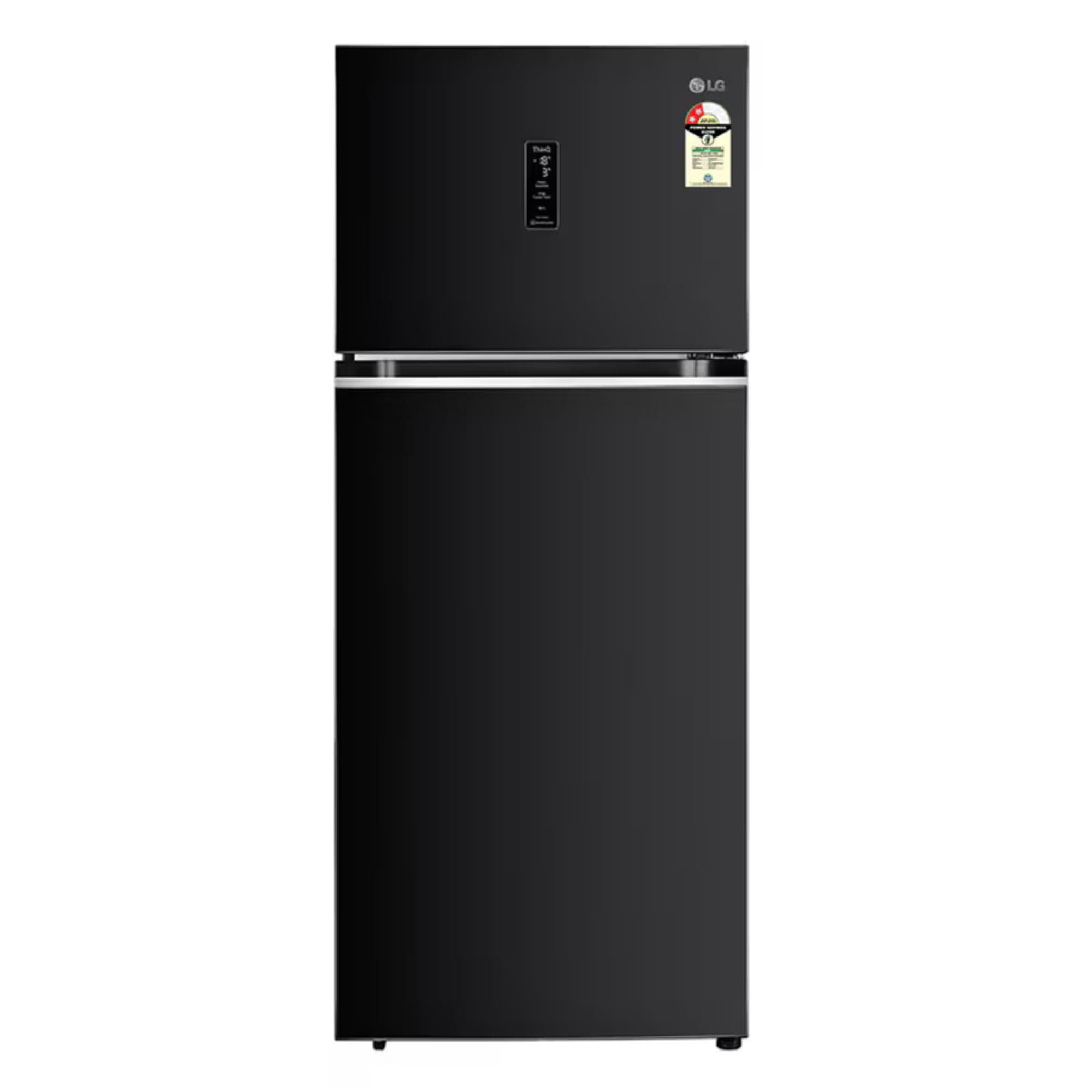 LG 466L 2 Star Frost Free Double Door Refrigerator (T492MESY)