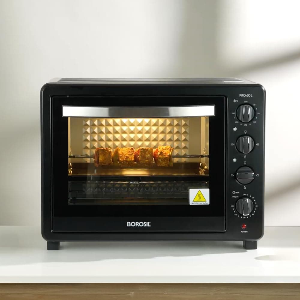 Borosil Pro 60L 2200W Convection Oven Toaster Griller