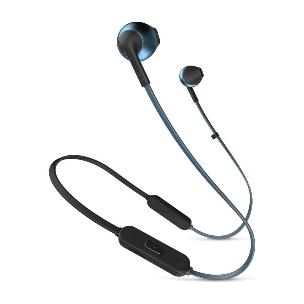 JBL T205BT by Harman Wireless Bluetooth in Ear Neckband Headphones with Mic