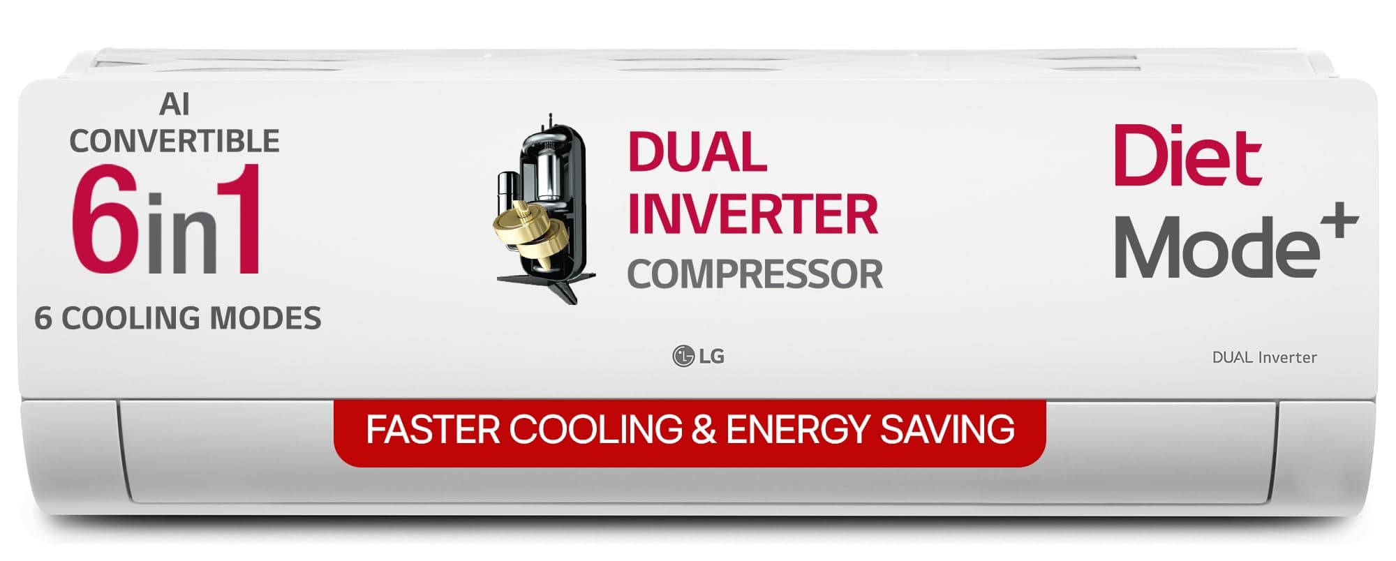 Lg Split Air Conditioner 3 Star 1.5 Ton (USNQ18TNXE1 - IDU)
