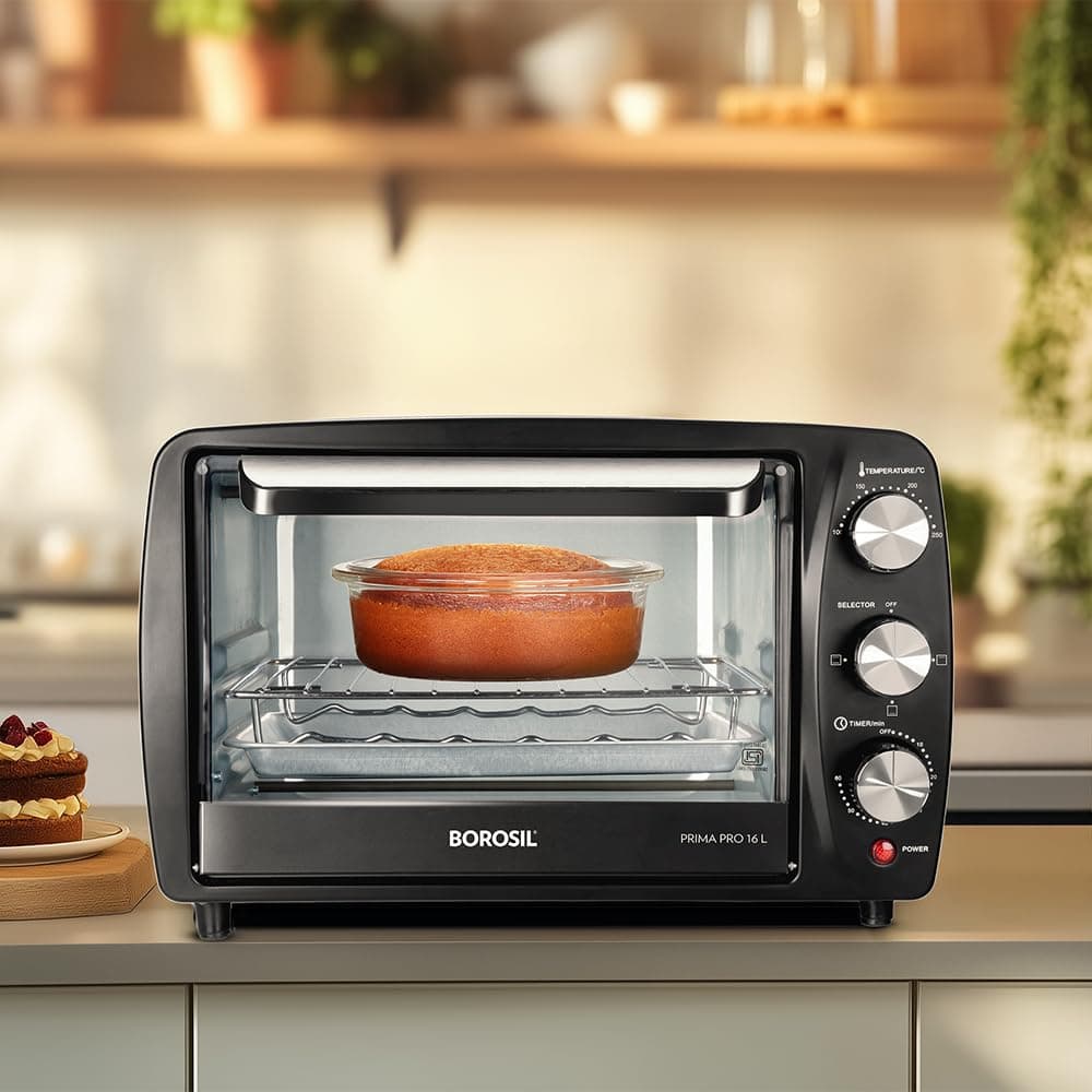 Borosil 16L 1200W Prima Pro Oven Toaster Griller