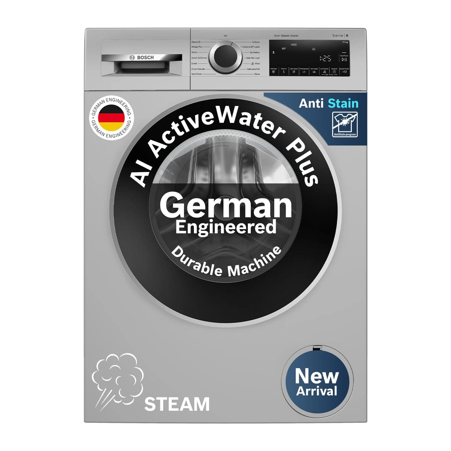 Bosch 10 kg 5 Star Front Load Fully Automatic Washing Machine - image 1