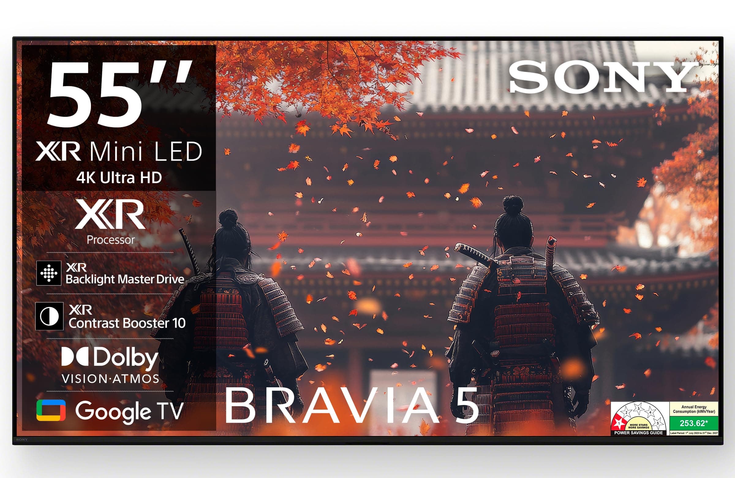 Sony BRAVIA 5 55" 4K Mini LED Google TV (K-55XR50)