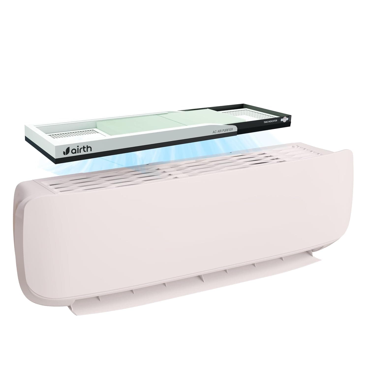 AIRTH HEPA Air Purifier for Home | Converts Split AC into Air Purifier | 99% PM2.5 & Allergen Removal | IIT Bombay Technology | No Extra Power Needed | HEPA Filter for Home & Office image 1