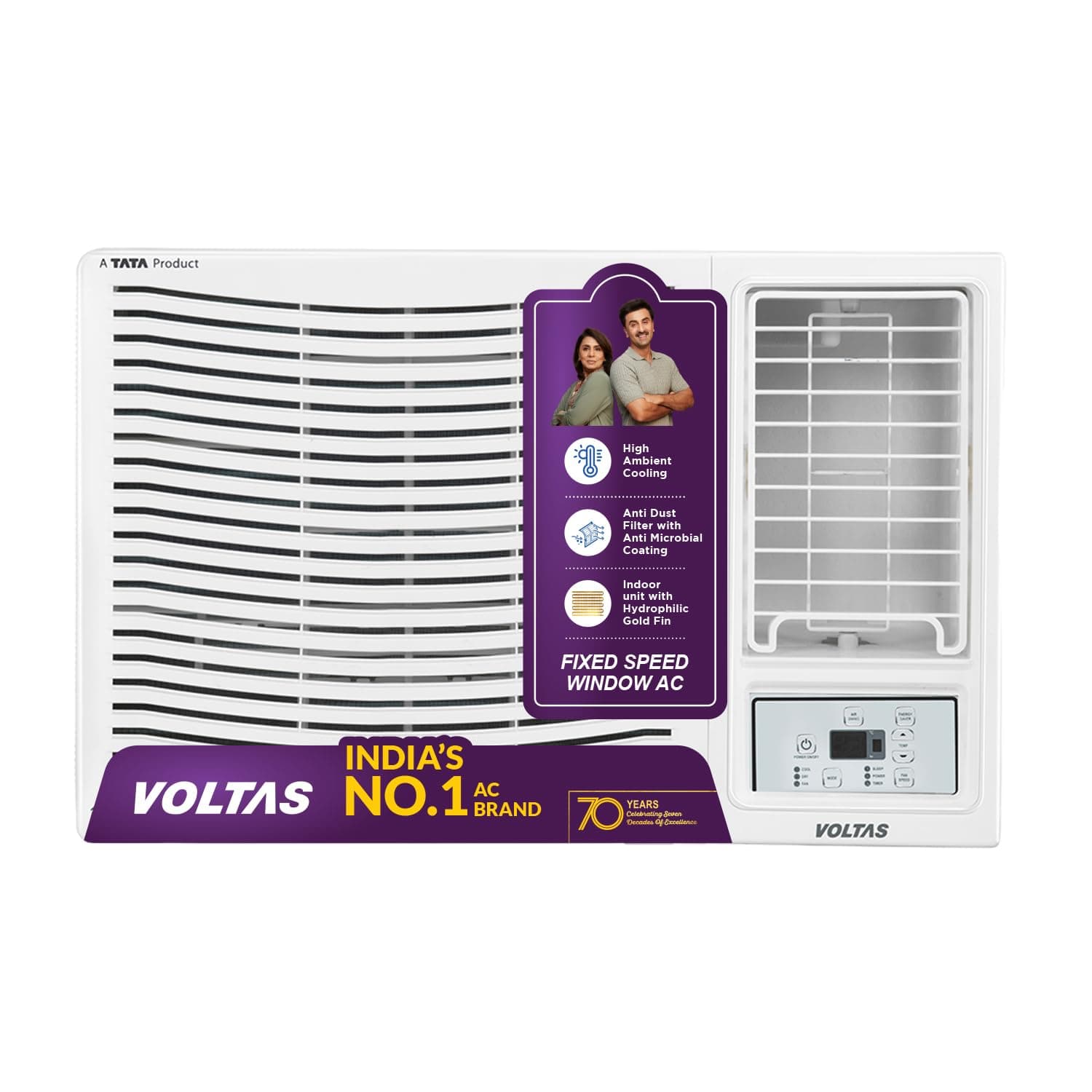 Voltas 1.5 ton 2 Star Fixed Speed Window AC - image 1