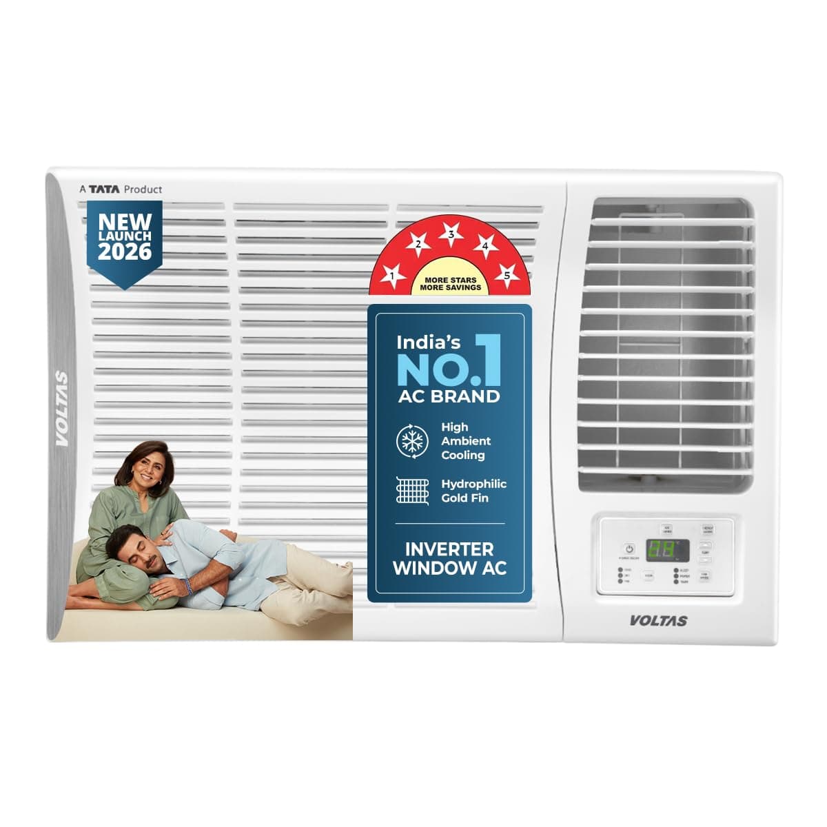 Voltas 1.5 ton 5 Star Inverter Window AC - image 1