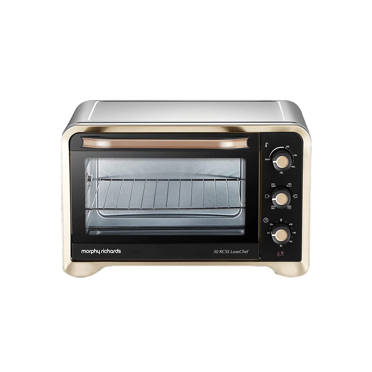Morphy Richards 30RC Manual Otg Oven For Kitchen 1500W | 30 Litre Oven Toaster Griller | Convection Fan & Rotisserie Function | Temperature Control | 2-Yr Warranty By Brand, clear image 1
