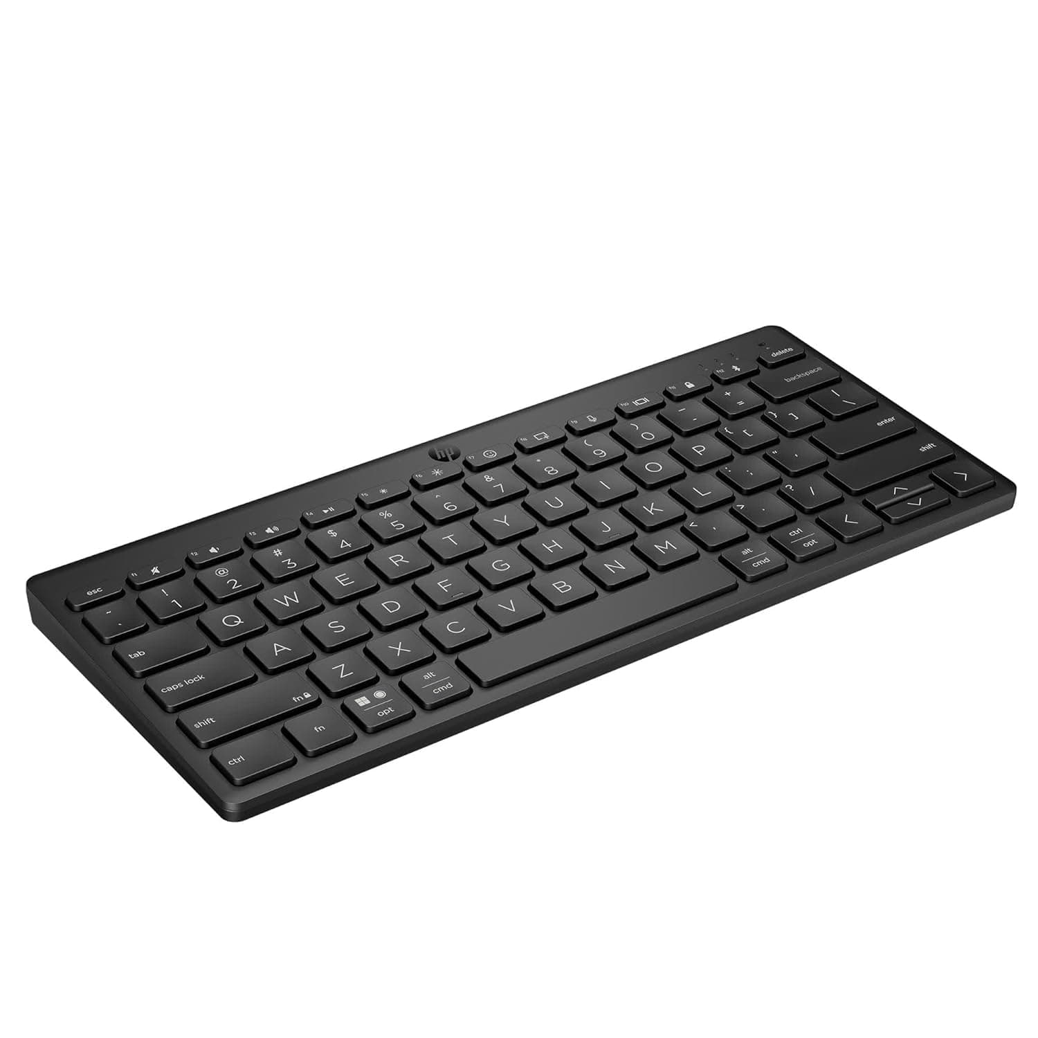 HP 350 Compact Multi-Device Bluetooth Wireless Keyboard; Spill Resistant; Swift Pair; OS Auto-Detection, LED Indicator, Battery Life Up to 24 Months, 3 Years Warranty image 1