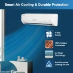 Voltas SmartAir 185V Vertis Emerald 1.5 Ton 5-Star Inverter Split AC | 5-Step Convertible Cooling | Copper Coil | Super Dry Mode | R32 Refrigerant - Image 2