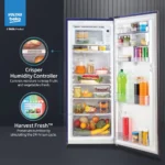 Voltas Beko RDC220B – 220L Direct Cool Refrigerator with Jumbo Ice Maker & Base Drawer - Image 3