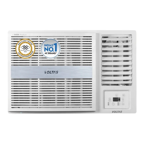 Voltas 242 Vectra Plus – 2 Ton 2-Star Fixed Speed Window AC | Turbo Mode | Anti-Dust Filter | Self Diagnosis | 100% Copper