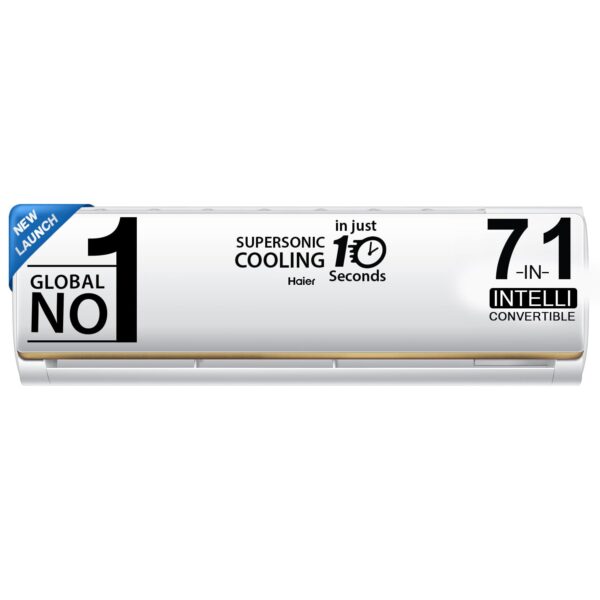 Haier 1.5 Ton 4-Star CleanCool Triple Inverter Split AC | Convertible Cooling | Anti-Bacterial Filter | 7-in-1 Modes | 100% Copper