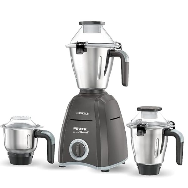 Havells Power Hunk 800W Mixer Grinder: High Performance & 3 Durable Jars