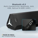 boAt Aavante Bar Aura Bluetooth Soundbar with 120W RMS, Wired Subwoofer, Dolby Audio, Multi-Connectivity & Dynamic LEDs - Image 3