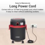 Eureka Forbes Trendy Wet & Dry DX – 1150 W Canister Vacuum Cleaner | Dual Wet/Dry Function | 10 L Dust & 8 L Water Tank - Image 4