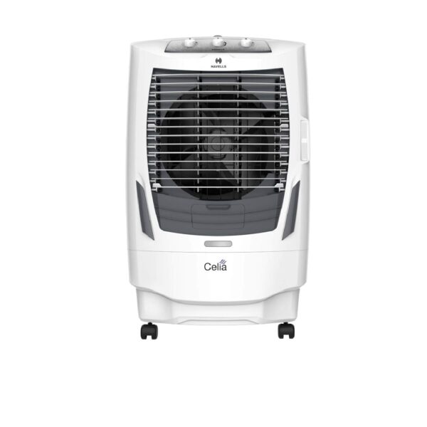 Havells Celia 55 – Silent Desert Air Cooler | 55L Tank | Fully Collapsible Louvers