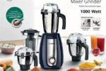 Bosch MGM8842DIN 1000W Mixer Grinder: Powerful Blending with Stone Pounding Technology & 4 Jars - Image 4