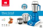 Havells Maxx Grind 750W Mixer Grinder: Powerful Blending with 3 Versatile Jars & SS Blades - Image 4