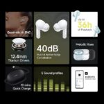 Redmi Buds 5C TWS Earbuds – Hybrid ANC, 36-Hour Playback, 12.4mm Drivers, AI ENC Calls, Dual Device Connect - Image 3