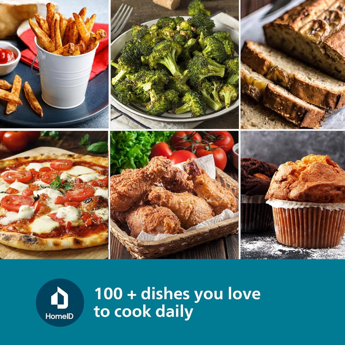 Philips NA130/00 – 6.2 L XL Analog Air Fryer | Rapid Air Technology | 1700 W | Family-Sized Cooking - Image 3