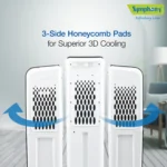 Symphony Diet 3D 55i+ – Smart Tower Air Cooler | Remote | 3D Airflow | 55L Tank - Image 5