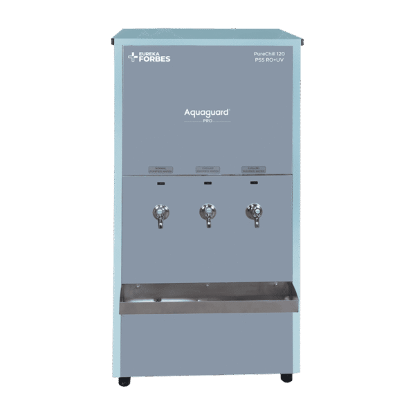 Aquaguard Water Cooler + Water Purifier AG Pro Pure Chill 120 PSS-RO+UV+CUZN: High-Volume Commercial Water Purification and Cooling