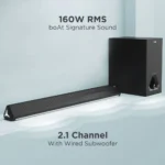 boAt Aavante Bar Aura Bluetooth Soundbar with 120W RMS, Wired Subwoofer, Dolby Audio, Multi-Connectivity & Dynamic LEDs - Image 4