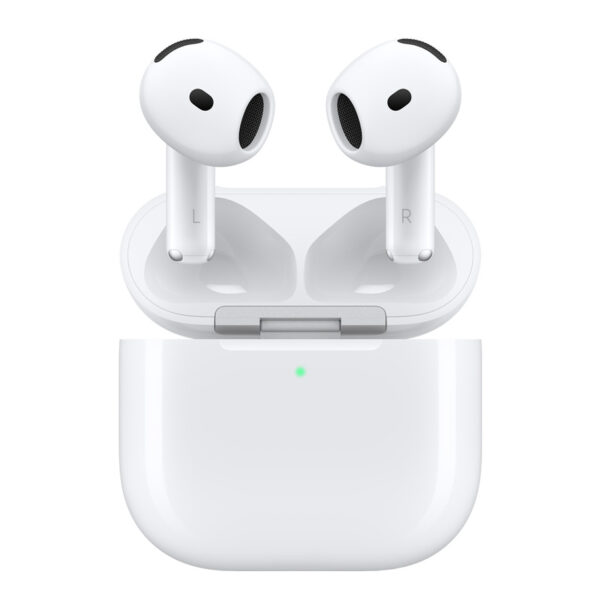 Apple AirPods (4th Gen) with Active Noise Cancellation – MXP93HN/A | Adaptive Audio, Personalized Spatial Sound, H2 Chip, MagSafe Charging Case